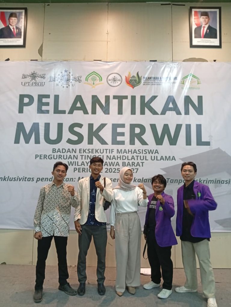 BEM STIE MIFTAHUL HUDA Menghadiri pelantikan dan musyawarah kerja wilayah BEMPTNU se – Jawa Barat